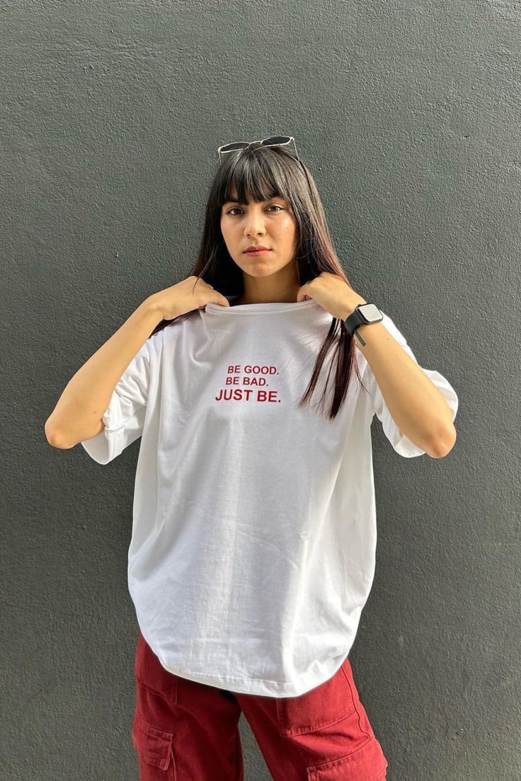 Oversized Cotton Printed T-shirt