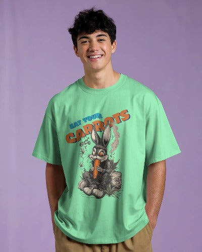 Oversized Cotton Printed T-shirt