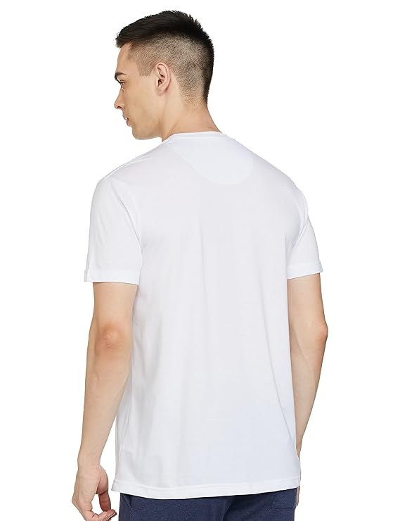 White Regular Fit Cotton T-shirt